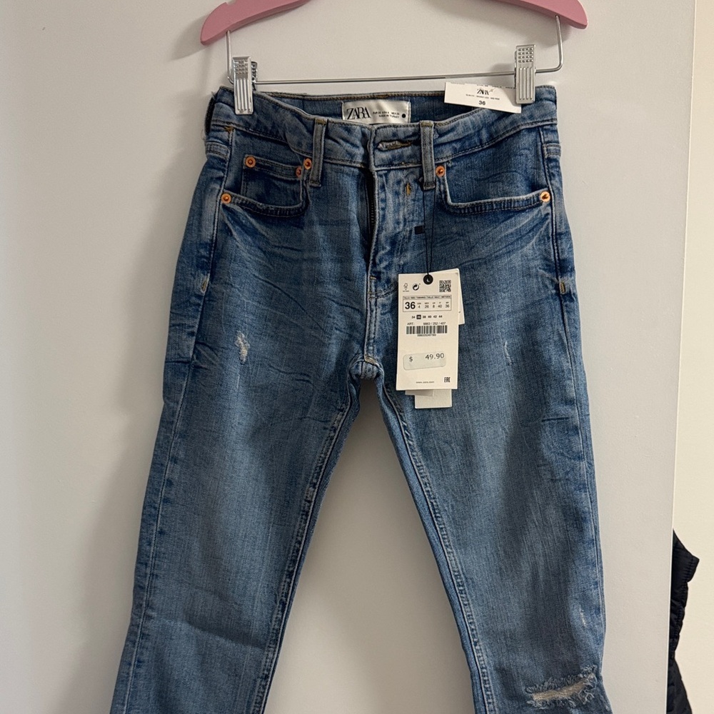 Zara Classic Blue Skinny Jeans